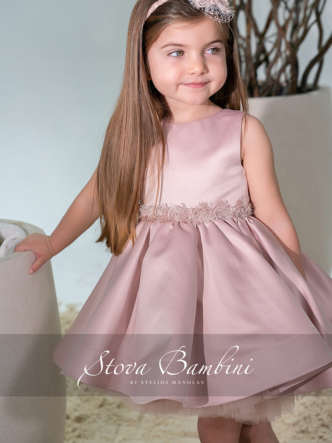 Stova Bambini Βαπτιστικό Φόρεμα SS26 G26