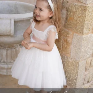 Stova Bambini Βαπτιστικό Φόρεμα SS26 G11