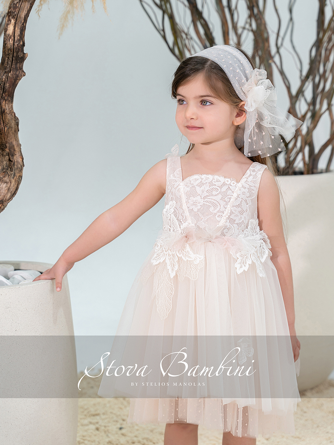 Stova Bambini Βαπτιστικό Φόρεμα SS26 G9