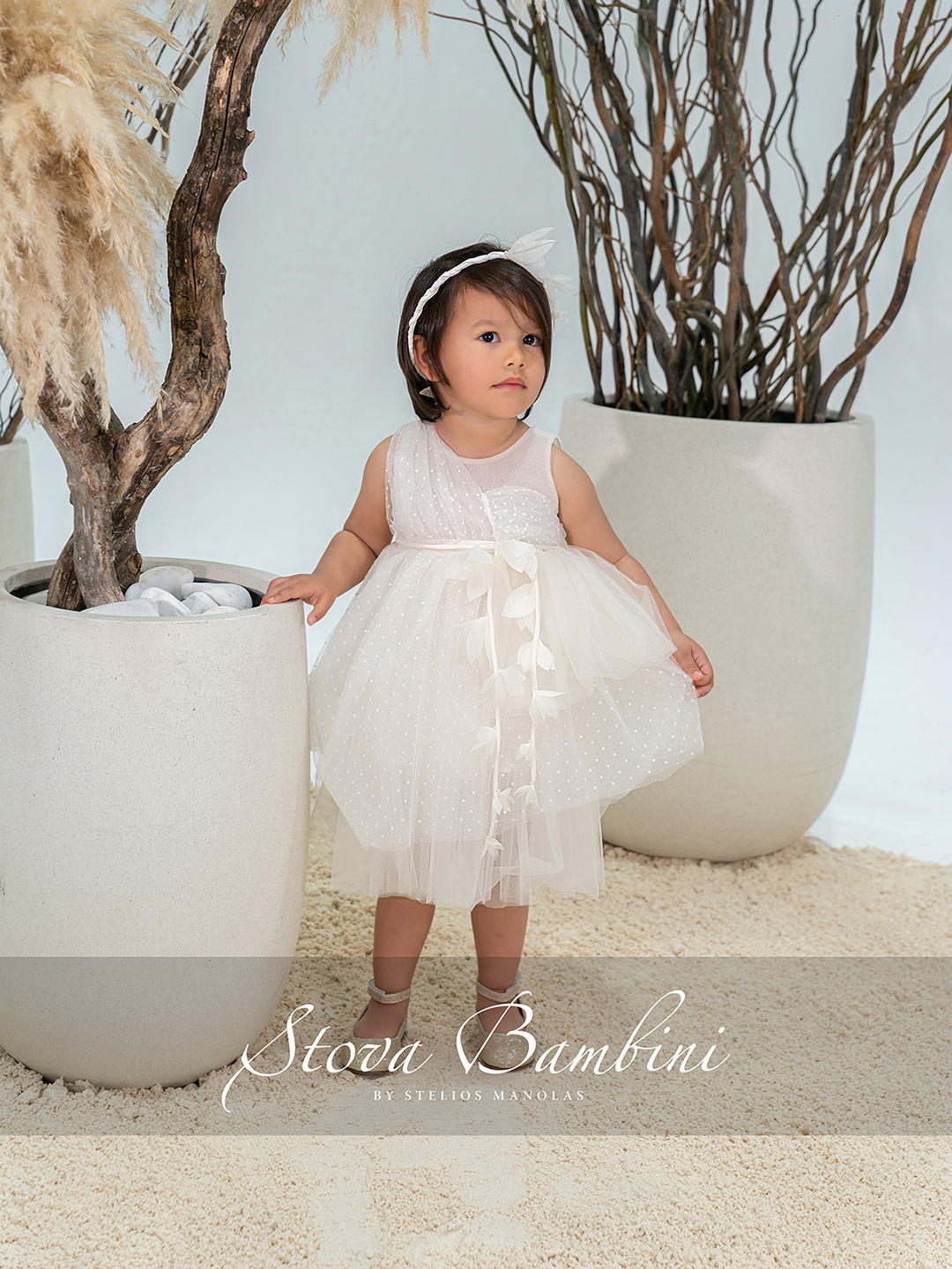 Stova Bambini Βαπτιστικό Φόρεμα SS26 G4