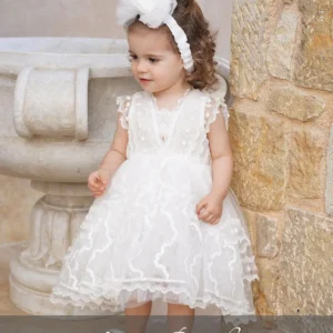Stova Bambini Βαπτιστικό Φόρεμα SS26 G6