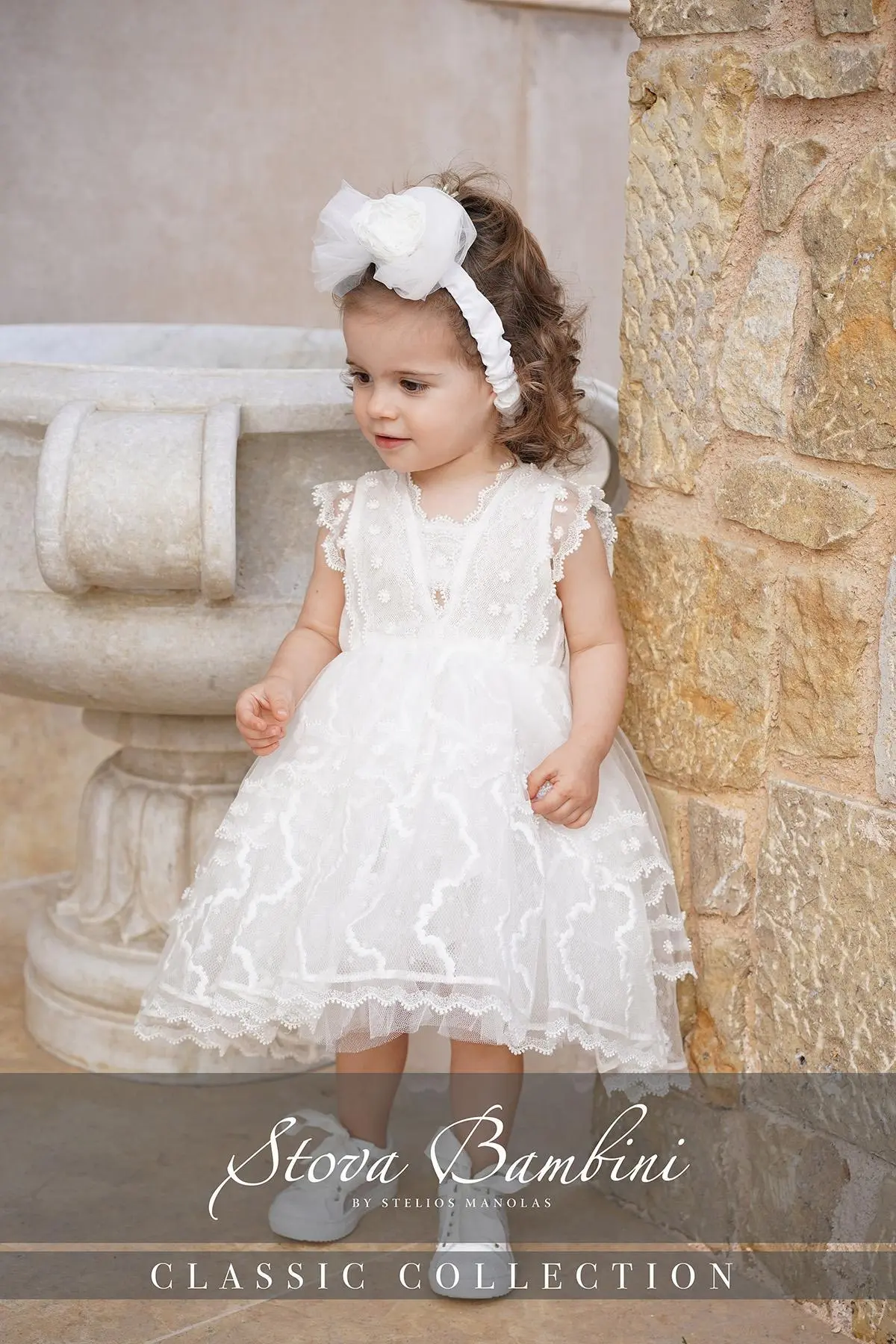 Stova Bambini Βαπτιστικό Φόρεμα SS26 G6