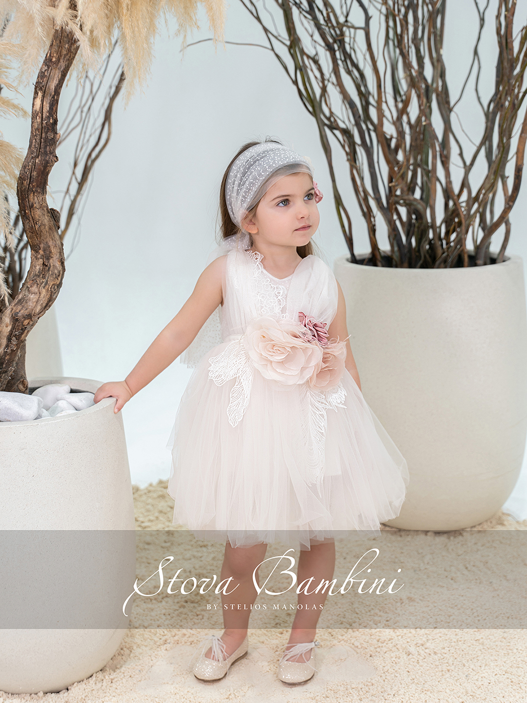 Stova Bambini Βαπτιστικό Φόρεμα SS26 G5