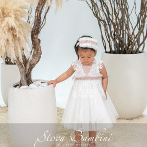 Stova Bambini Βαπτιστικό Φόρεμα SS26 G20