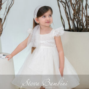 Stova Bambini Βαπτιστικό Φόρεμα SS26 G33