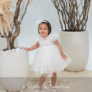 Stova Bambini Βαπτιστικό Φόρεμα SS26 G17
