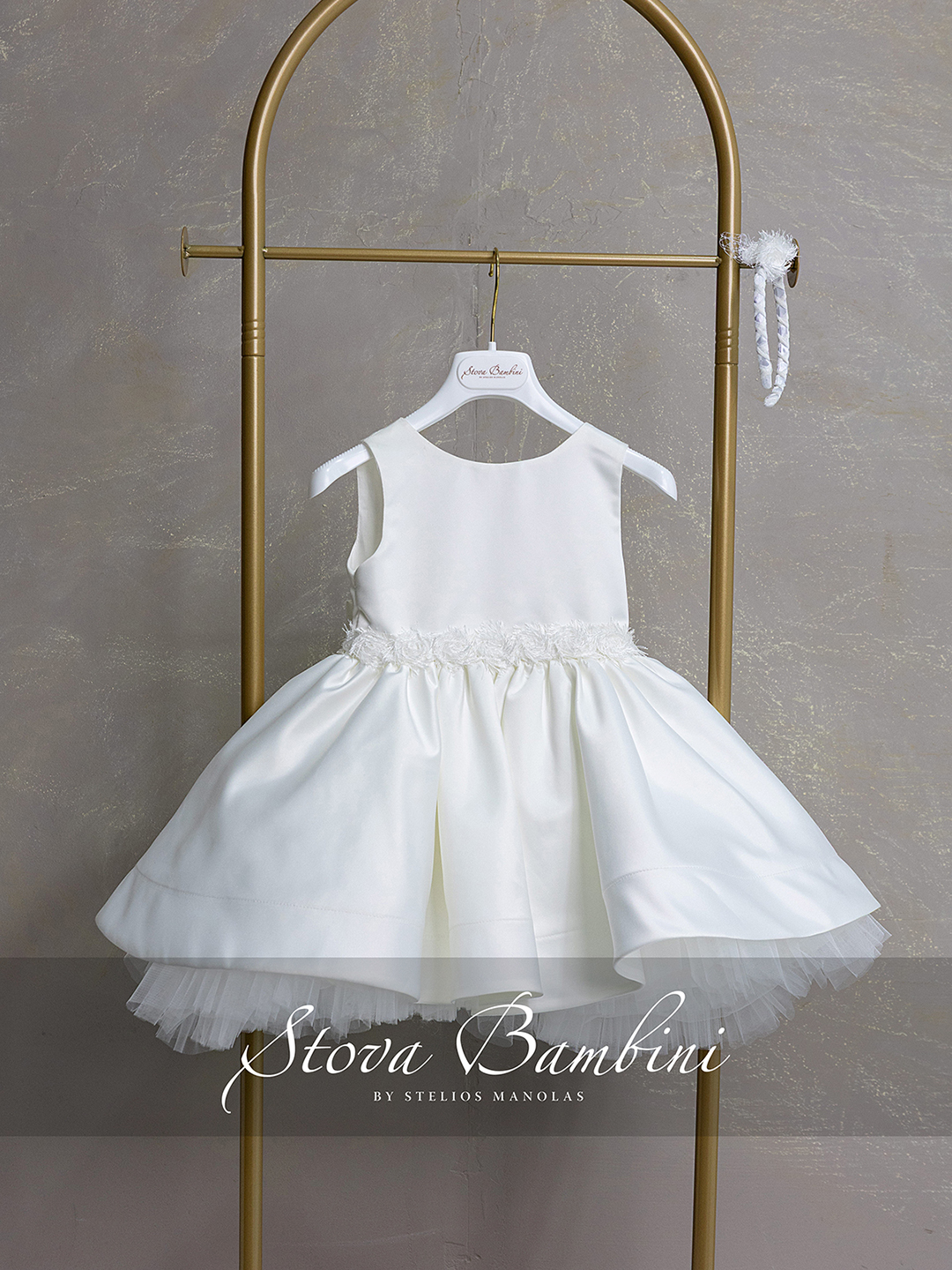 Stova Bambini Βαπτιστικό Φόρεμα SS26 G25