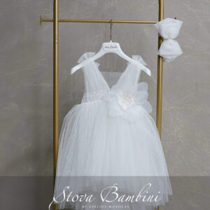 Stova Bambini Βαπτιστικό Φόρεμα SS26 G19