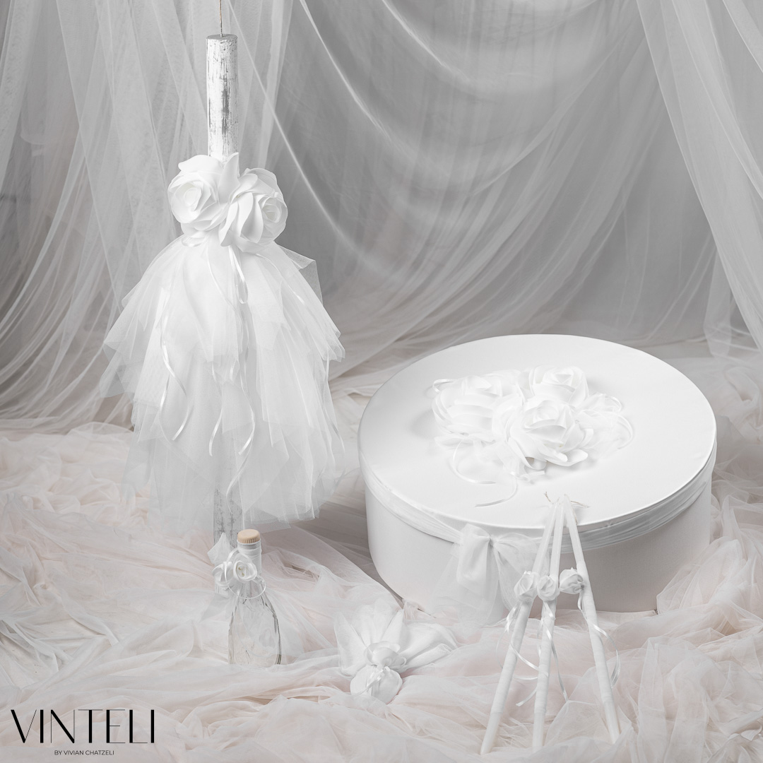 Vinteli - Βαπτιστικό Πακέτο Κορίτσι SET-WH