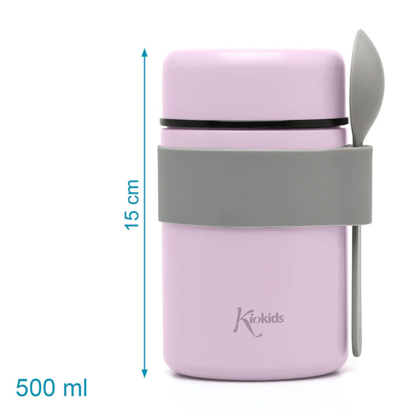 Βρεφικό Θερμός Φαγητού με Κουταλάκι Λιλά 500ml. - Image 3