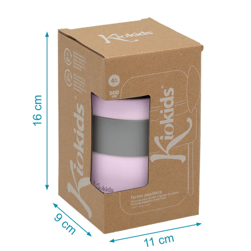 Βρεφικό Θερμός Φαγητού με Κουταλάκι Λιλά 500ml. - Image 2