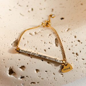 Βραχιολάκι Με Μπάρα Από Swarovski Μαμά-Νονά FL2601